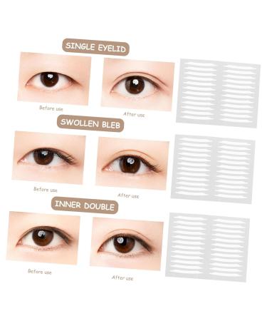 POPETPOP Clear Tape 30 Sheets Tapes Sides Double Practical Transparent Invisible Eyelid Double-Side Stickers White Korean Makeup - Buy Online on GoSupps.com
