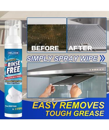 2pcs Powerful Rinse-Free Bubble Cleaner All Purpose Bubble Cleaner Kitchen Deep Cleaning Spray All-Purpose Rinse-Free Cleaning Spray Powerful Stain Removal Kit Foam Cleaner - Buy Online on GoSupps.com