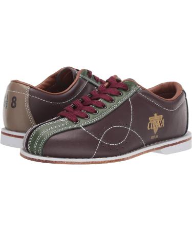 Ladies TCR3L Cobra Rental Bowling Shoes Laces Brown/Green 8 - Premium Comfort and Style - Buy Online on GoSupps.com