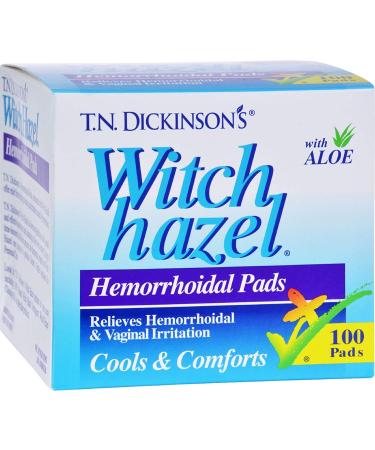 Witch Hazel Hemorh Pads Size 100s Dickinson'S Hemorrhoid Pads4
