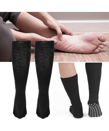 Extra Wide Diabetic Socks for Swollen Feet - Soft Cotton, Good Elasticity - Anti-Slip Bottom - 1 Pair (43cm) - Buy Online on GoSupps.com