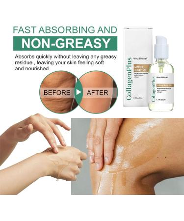 Lifting Body Oil - Skin-Tightening & Abdominal Slimming Massage Oil - Non-Fattening Breast Massage for Enhanced Strength | Cypreason 1.69 oz - Buy Online on GoSupps.com