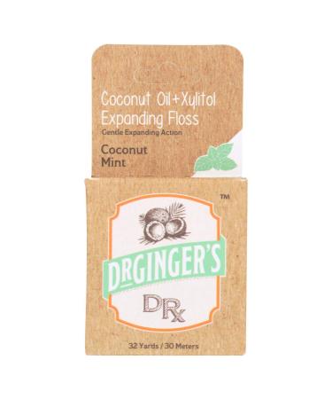 Dr Ginger's, Expanding Floss Coconut Mint 32 Yard