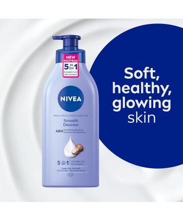 Nivea Smooth Irresistible Care Body Lotion 625mL - Shea Butter for Dry Skin | Buy Internationally - Buy Online on GoSupps.com