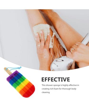 FRCOLOR Ice Cream Shaped Exfoliating Bath Shower Sponge - Perfect for Kids & Women | Soothing Bathing Experience - Buy Online on GoSupps.com