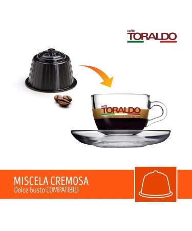 Toraldo Coffee CAFF TORALDO Dolce Gusto* compatible capsules 100 units creamy mixture Creamy mixture 100 Unit Confezione da 1 - Buy Online on GoSupps.com