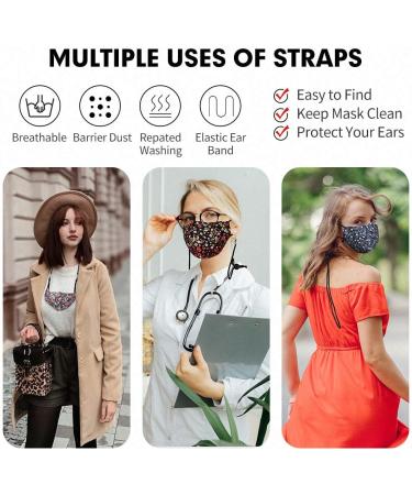 MOTEM Reusable Washable Face Mask for Women - Nose Wire, Filter Pocket, 5 Filters, Adjustable Lanyards - Bohemian Print - Breathable Dust Cloth Fabric - Buy Online on GoSupps.com