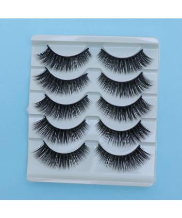 FRCOLOR Reusable Black Eyelashes Pairs Eyelashes handmade eye Faux soft fake lash Cat Eye Long Eye soft thick natural false Fake 3d set Grafting Tool - Buy Online on GoSupps.com