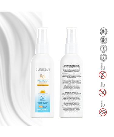 Cliniclab 50+Spf Protector Sun Lotion 150 Ml - Buy Online on GoSupps.com
