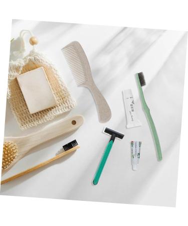Buy HOMSFOU Travel Toothbrush & Soap Cosmetic Bag Set | Daily Necessities International Shipping - Buy Online on GoSupps.com