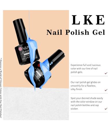 Gel Nail Polish Kit with 72W UV Lamp | Macaron Colors | Glossy & Matte Finish | Manicure DIY Set - Buy Online on GoSupps.com