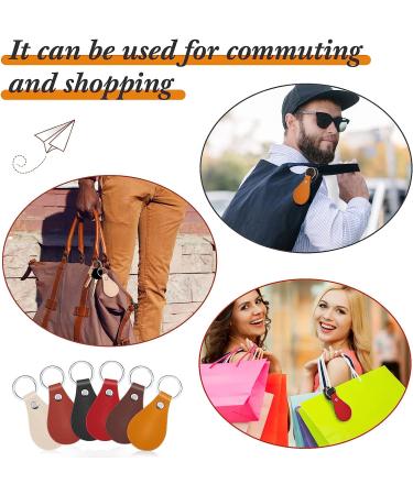 30 Pcs DIY Leather Key Fob Kit with Rivets & Rings for Engraving - Multi Colors - Buy Online on GoSupps.com