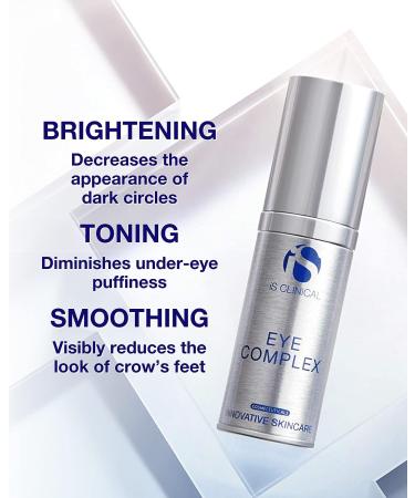 iS CLINICAL Eye Complex: Dark Circle & Puffiness Reduction, Hydrating Under Eye Cream - Buy Online on GoSupps.com