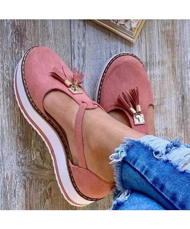 Shop Stylish Women's Pink Plateau & Wedge Sandals - Comfortable Beach & Summer Shoes - Buy Online on GoSupps.com
