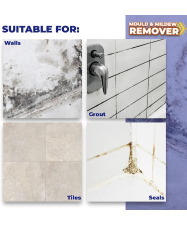 Tech Shield Mould & Mildew Remover 5L - Black Mould Bacteria & Spores Cleaner - Versatile General Cleaner & Stain Remover - Buy Online on GoSupps.com