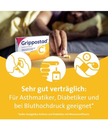 Grippostad C Hard Capsules - 2 x 24 Capsules | Fast Shipping Worldwide | Cold Relief & Immune Support - Buy Online on GoSupps.com