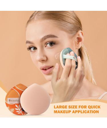 Corneria Large Makeup Sponge 1PCS - Super Soft Powder Puff for Quick Makeup Application | Beauty Blender for Liquid Foundation & Loose Powder - Yellow - Buy Online on GoSupps.com