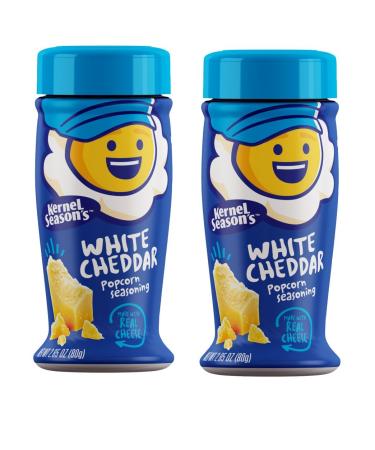 Kernel Season's Popcorn Seasoning 2 pack (White Cheddar, 2.4oz) White Cheddar 2.85 Ounce (Pack of 2)