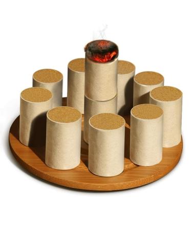 Yanhao Moxa Rolls Sticks 49 Pieces Moxa Cone Raucheless Pure Moxa Roll Moxa Stick For Acupuncture Heating Massage Moxibusion Therapy Moxa Roll