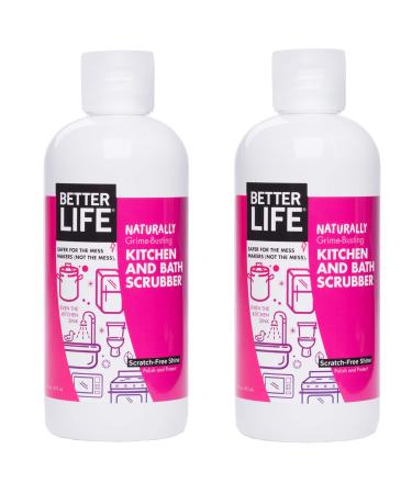 Better Life Natural Kitchen and Bath Scrubber, 16 Ounces (Pack of 2), 24434 16 Ounce (Pack of 2)