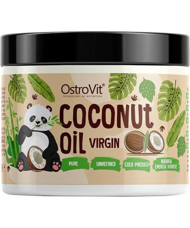 OSTROVIT COCONUT OIL 400g | Extra Virgin | Cold Pressed | RAW | Unrefined | Delicious - Buy Online on GoSupps.com
