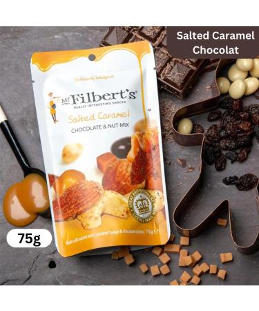 Mr Filberts Chocolate & Nuts 75g Picks N Mix - Choose From Pouch with 4 Flavours - Cherry Berry Salted Caramel Cafe Espresso Coffee Chocolate Orange Nuts - Pack of 2 75 g (Pack of 2) - Buy Online on GoSupps.com