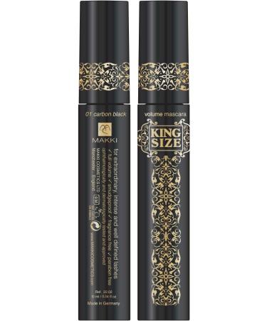  Makki MaKKi KiNG SiZE Mascara Full Xtra Volume BIG Density Carbon Black - Buy Online on GoSupps.com