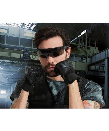 Aikertec Tactical Eyewear with 3 Interchangeable Lenses | Outdoor Glasses - Buy Online on GoSupps.com