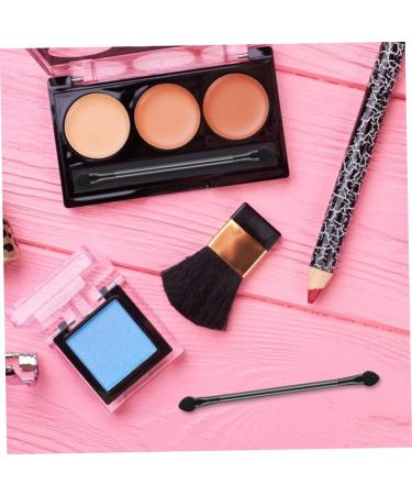 Baluue 60 Pcs Double Ended Eyeshadow Brush Bling Makeup Brushes Eye Makeup Tipped Eye Wooden Handle Black - Buy Online on GoSupps.com