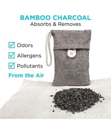 RETYLY 5 Pack Natural Bamboo Charcoal Purifying Bag Purifier Bags Activated Charcoal - Buy Online on GoSupps.com