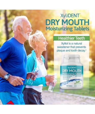 Nature's Stance XyliDENT Xylitol Tablets for Dry Mouth Relief - Wintergreen 100 Count - Stimulates Saliva, Freshens Breath, Reduces Acid Production - Fast Acting Relief - Buy Online on GoSupps.com