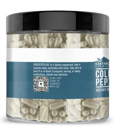 Earthborn Elements Calcium Carbonate & Collagen Peptides Bundle 200 Capsules Each Pure & Undiluted No Additives - Buy Online on GoSupps.com