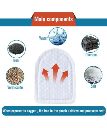 Heated Warmer Patch | Boxed Activated Carbon Heating Patch for Women Men Adults Long Lasting Air Activated Warmers Body Patch for Walking Hiking 10 Pairs (Foot) - Buy Online on GoSupps.com