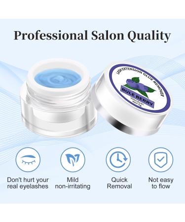 Eyelash Glue Remover 5ml - Powerful Low Irritation Formula for Sensitive Skin - Professional & Personal Use - Blueberry Scented - Buy Online on GoSupps.com