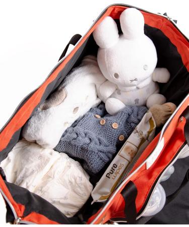 Fume London Baby Bag | Stylish Multifuntional Diaper Bag for Moms & Dads | Cognac | Shop Now! - Buy Online on GoSupps.com