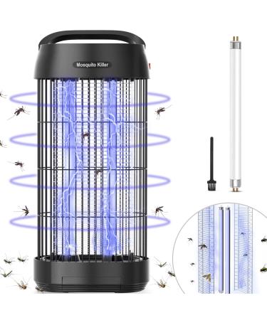 MJUM insect destroyers Double -sided electrical insect trap mosquito lamp 16W electric mosquito destroyer fly trap 1800V mosquito trap non -toxic for interiors garden a replacement pear plastic