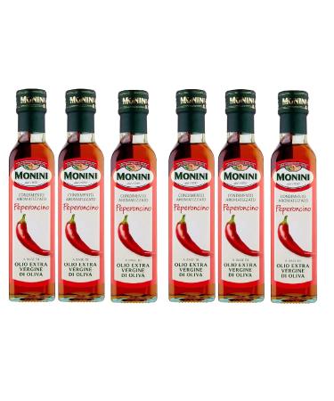 Zeus Party 6 x Monini Hot Chili Oil - Hot Chili Oil 6 x 250ml Bottles