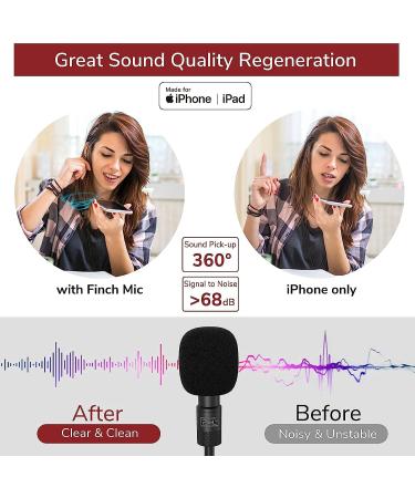 Pixel Lavalier Microphone for iPhone (Apple MFi-Certified) | 10ft Lav Mic for Vlogging & Video Recording | Compatible with All Lightning Devices - Buy Online on GoSupps.com
