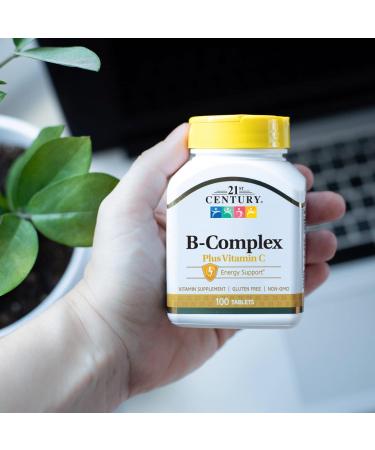 21st Century B Complex Plus Vitamin C Tablets - 100 Count - Buy Online on GoSupps.com