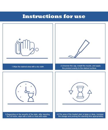 Mold Remover Gel - Effective Mildew Removal for Wall Tiles, Corners, Kitchen, Bathroom - 90g - Buy Online on GoSupps.com