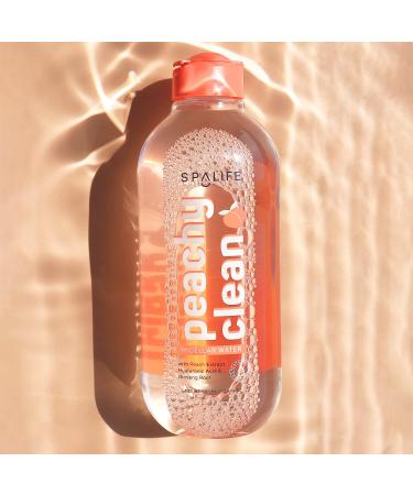 Buy SpaLife Beauty Peachy Clean Micellar Cleansing Water - 13.5 fl oz | Peach Extract Hyaluronic Acid & Ginseng Root | Best International Shipping - Buy Online on GoSupps.com
