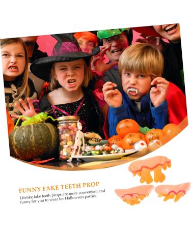 Beaupretty 10 Stk Funny Artificial Teeth - Horror Party Cosplay & Halloween Fake Teeth - Hinterw ldler Evil PVC Toys - Buy Online on GoSupps.com