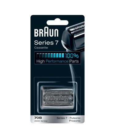 Braun Replacement Shaver 70 B Black, Compatible with Series 7 Razors