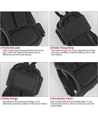 LALATECH Impact Wrist Guards | Fitted Skating Gloves with Brace & Pads | Support for Snowboarding, Skating, Racing, Motocross | Medium Size - Buy Online on GoSupps.com