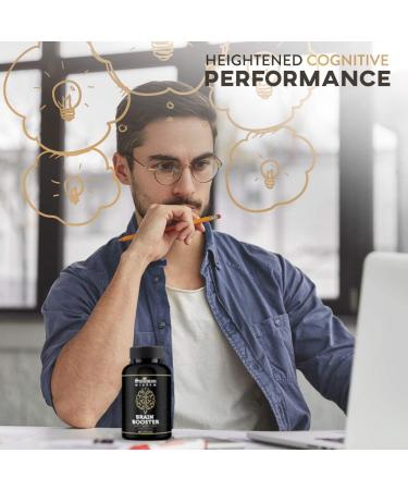 Solomon Wisdom Brain Booster Nootropic Supplement for Memory Boost - 60 Capsules for Focus, Clarity, and Cognitive Performance - Buy Online on GoSupps.com