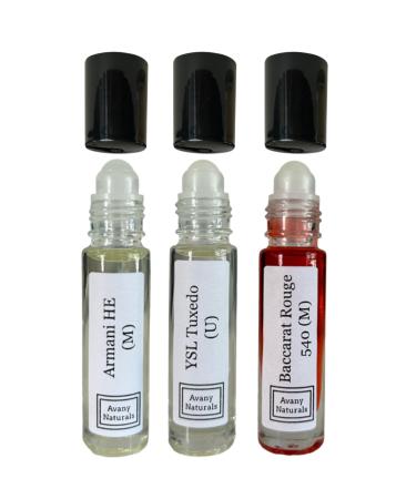 Fragrance Sample Set For Men - Mens Roll On Body Oil Long Lasting Cologne Inspired For Man Portable Travel Size Bottle Type Replicant Fragrances Perfume Sampler Gift (Best Set)