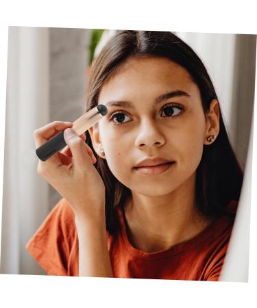 DRESSOOS Round Head Silicone Lip Brush Silicone Makeup Applicator Lip Makeup Brush Mini Lip Concealer Lipstick Applicator Lip Balm Sponge Lipstick Brush Lip Gloss Brush Wood Dust-proof Miss - Buy Online on GoSupps.com