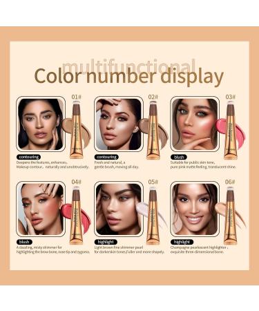 Contour Beauty Wand - Long Lasting Gel Cream Bronzer Stick | Easy Blend Natural Matte Finish Cruelty-Free Makeup - Buy Online on GoSupps.com