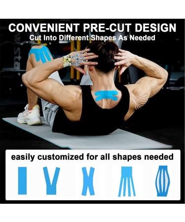 ATETEO Kinesiology Tape F-white L 5mX5cm | High-Quality Athletic Tape - Buy Online on GoSupps.com