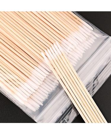 Kisbeibi Biodegradable Cotton Swabs - 300 Pack Natural Wooden Sticks for Ear Cleaning Makeup & Daily Use - Eco-Friendly Pointed Q-Tips - Buy Online on GoSupps.com